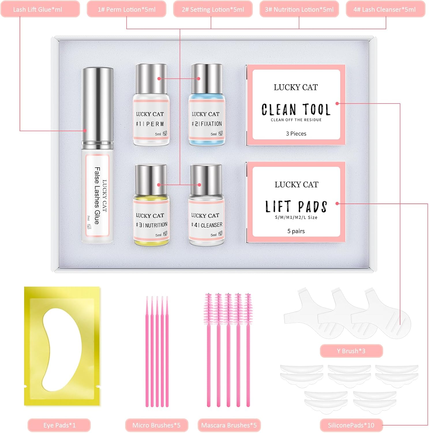 Detalle 2 de Kit Laminazione Ciglia Professionale 6–8 settimane 🎀