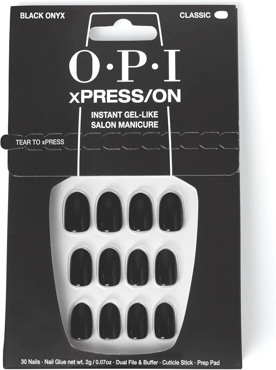 Thumbnail 3 de OPI xPRESS/ON Press On Nails – Black, Red & Pink Opaque Shades (30 Pcs)