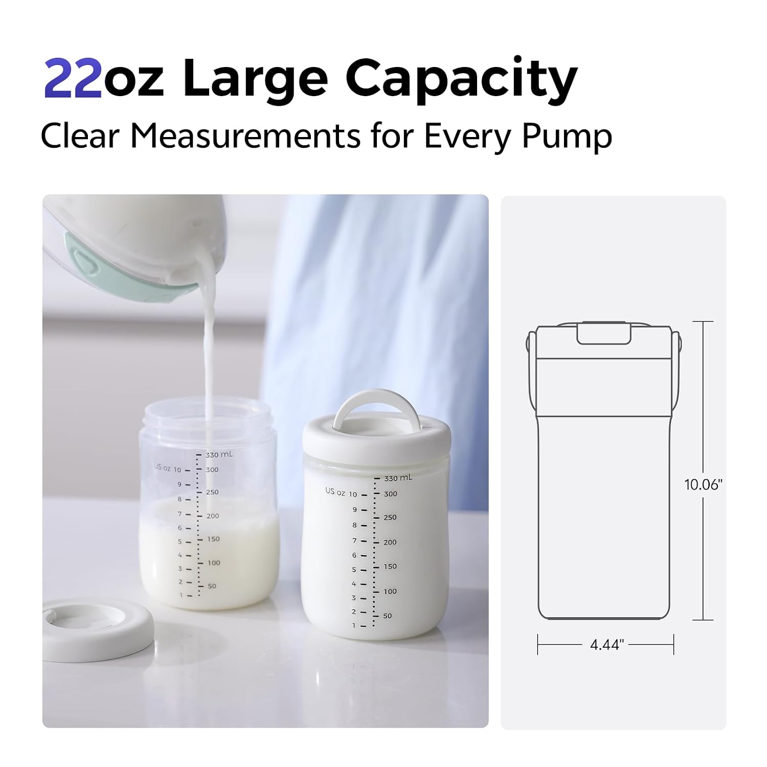 Thumbnail 6 de WONDBORN WB-86780KJ Breast Milk Cooler, 22 oz, 2 Bottles & 4 Ice Rings