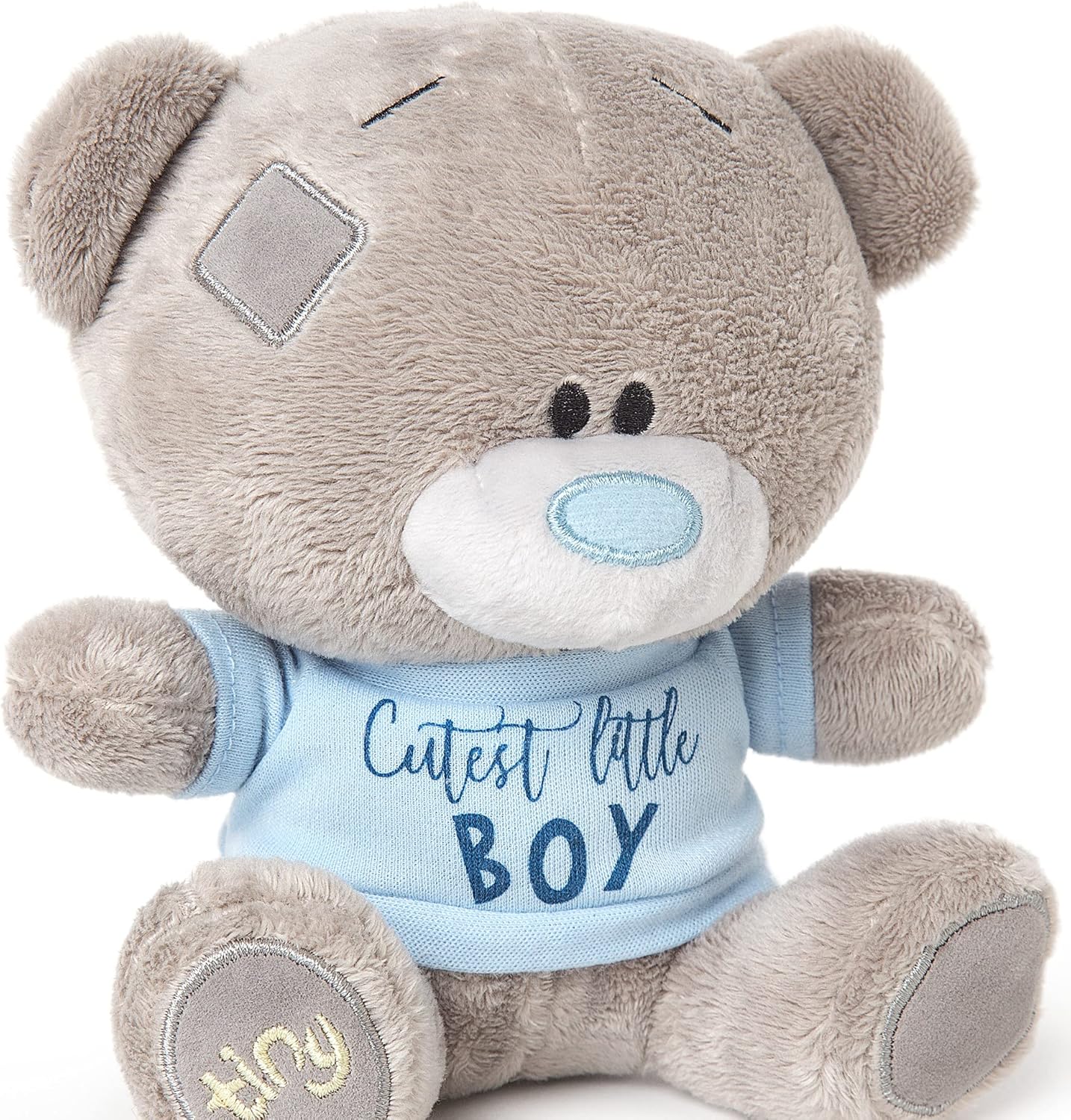 Thumbnail 1 de Me to You Tiny Tatty Teddy Cutest Little Boy Baby Bear (Blue/grey) – 15cm plush gift