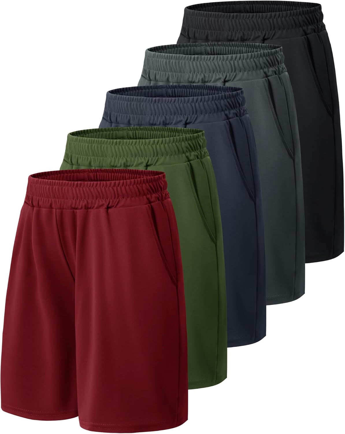 Thumbnail 6 de BOOJO 5 Pack Athletic Basketball Boys Shorts 5-Pack