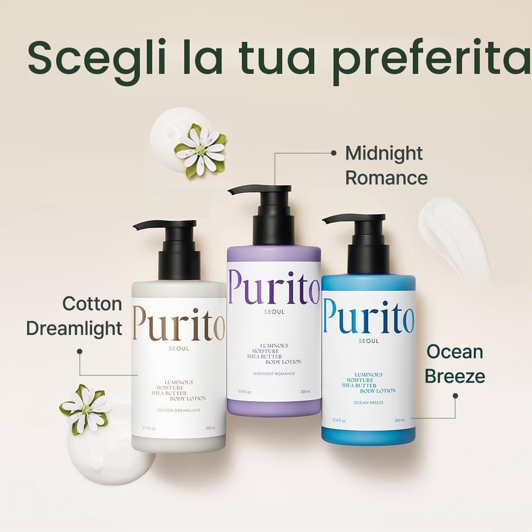 Thumbnail 5 de PURITO Lozione corpo al burro di karité luminoso – Midnight Romance 300 ml