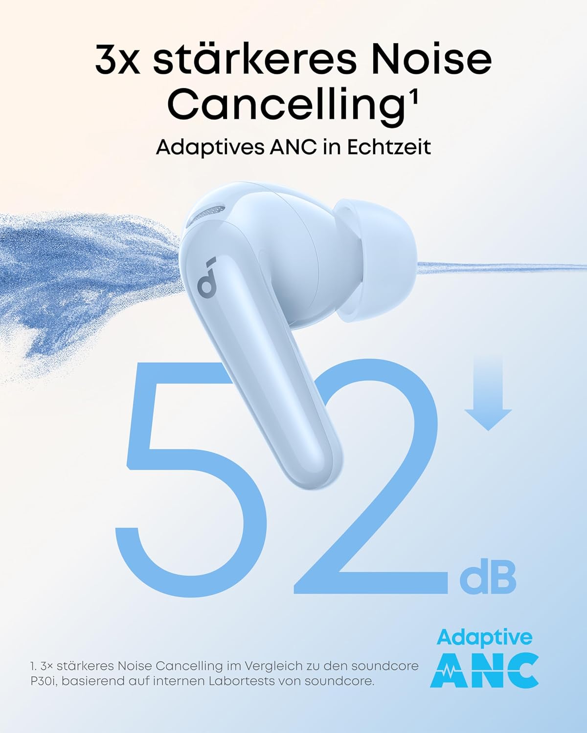 Detalle 2 de soundcore P31i by Anker 50h kabellose Bluetooth Earbuds