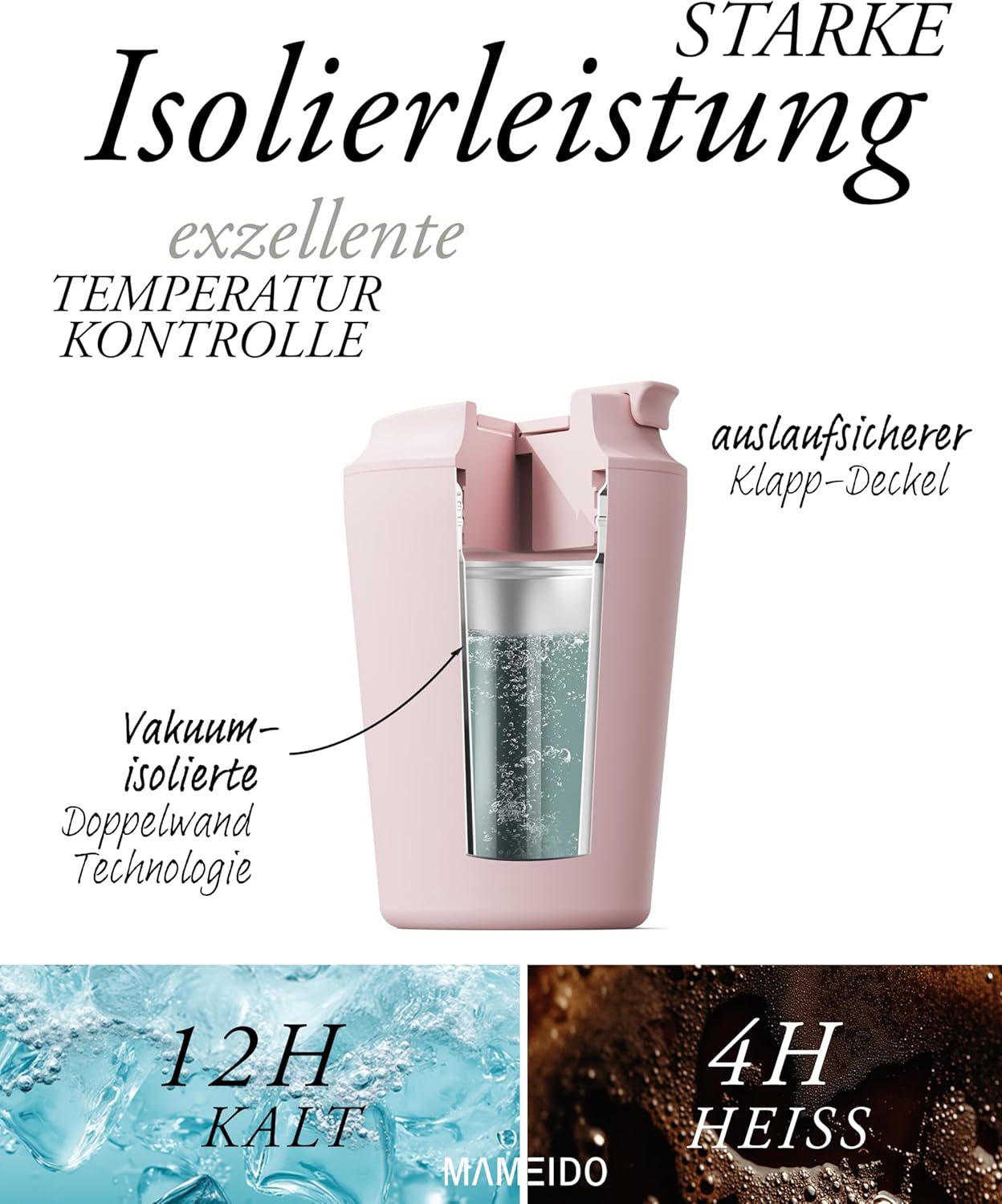 Thumbnail 3 de MAMEIDO Thermobecher 350 ml für Coffee to go