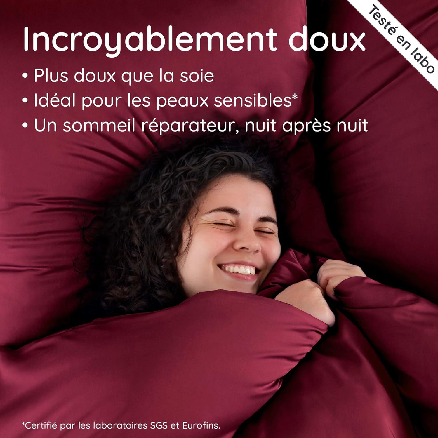 Thumbnail 4 de Bambaw Taie d'oreiller 65x65 Bambou – Lot de 2, hypoallergénique et anti-acariens