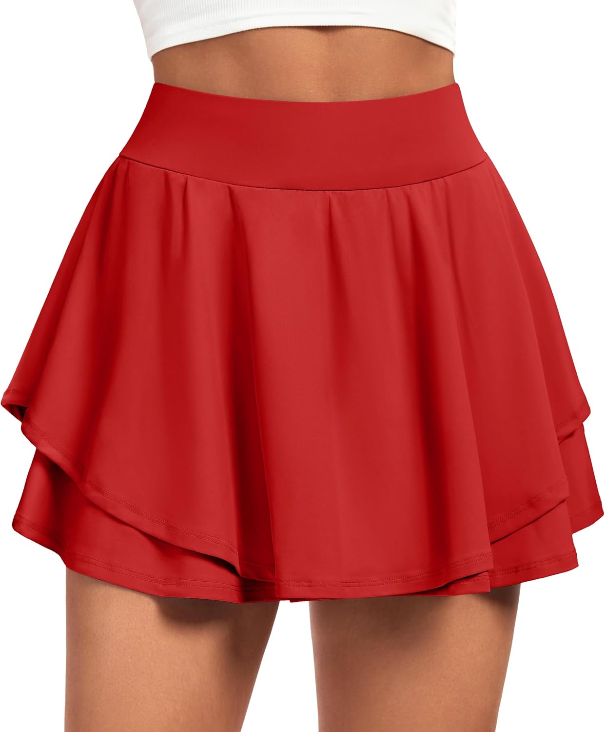 Thumbnail 5 de IUGA Tennis Skirt Pleated Skorts for Women with Pockets – Built-in Shorts, Tummy Control, Double Ruffle