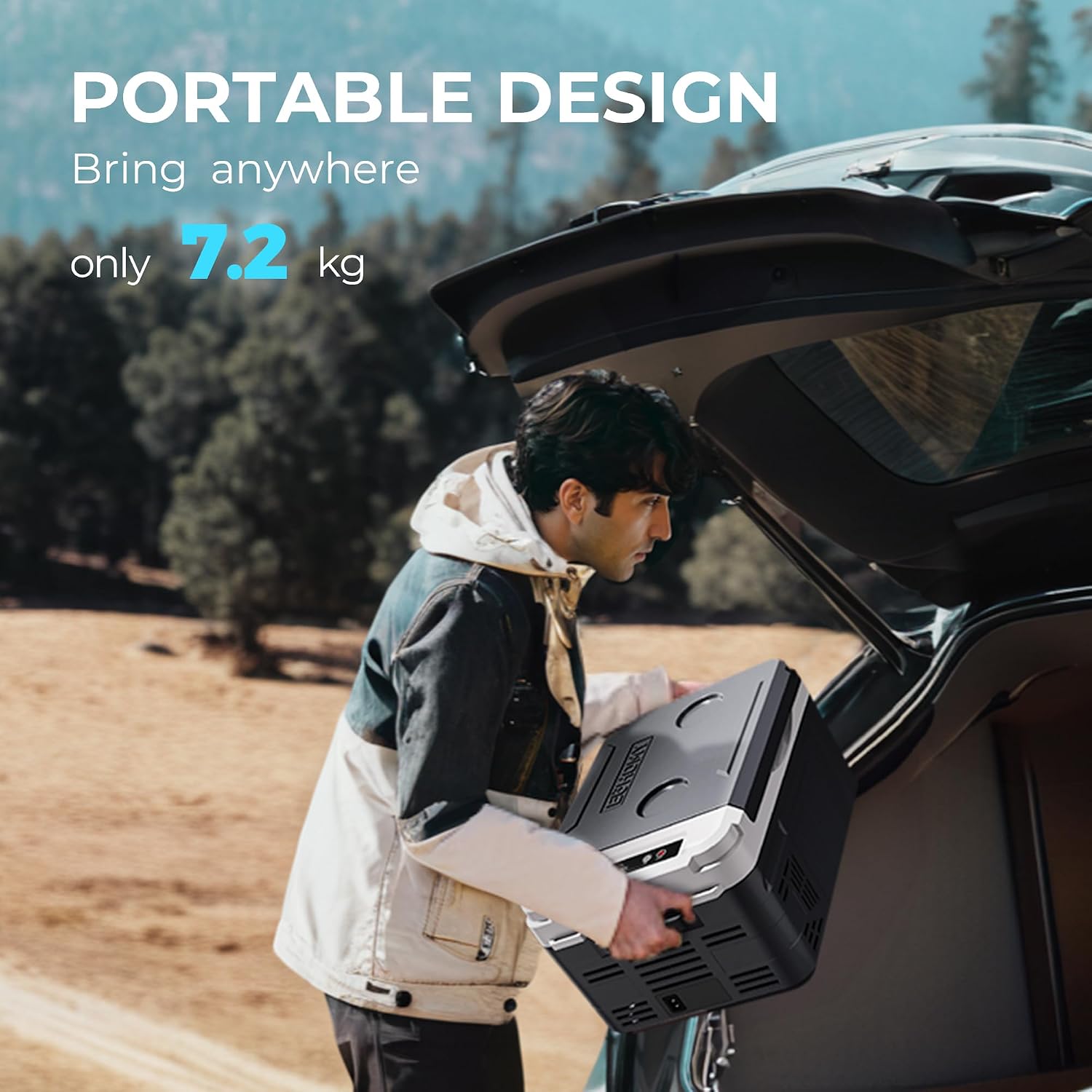 Thumbnail 6 de EUHOMY 10L Car Fridge Freezer (-20℃~20℃) with APP Control, 12/24V & 110-240V