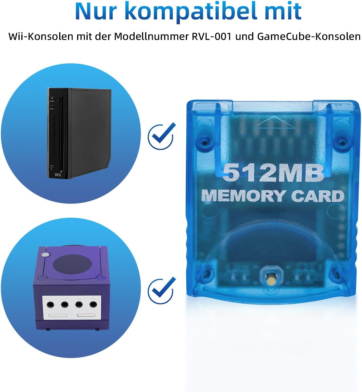 Detalle 2 de Wii Memory Card mit 512 MB für Wii