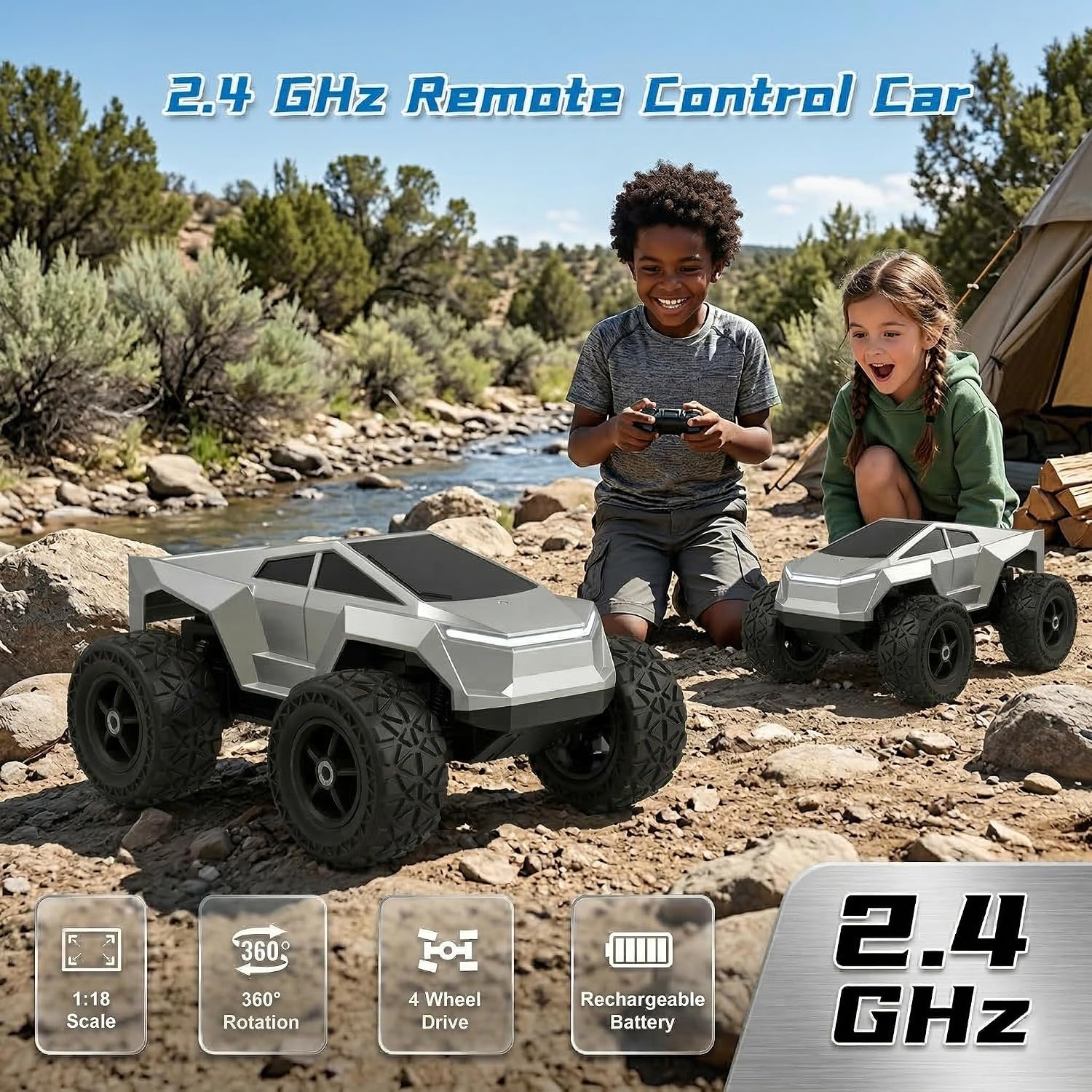Detalle 2 de MoKasi Remote Control Car, 1/18 Scale