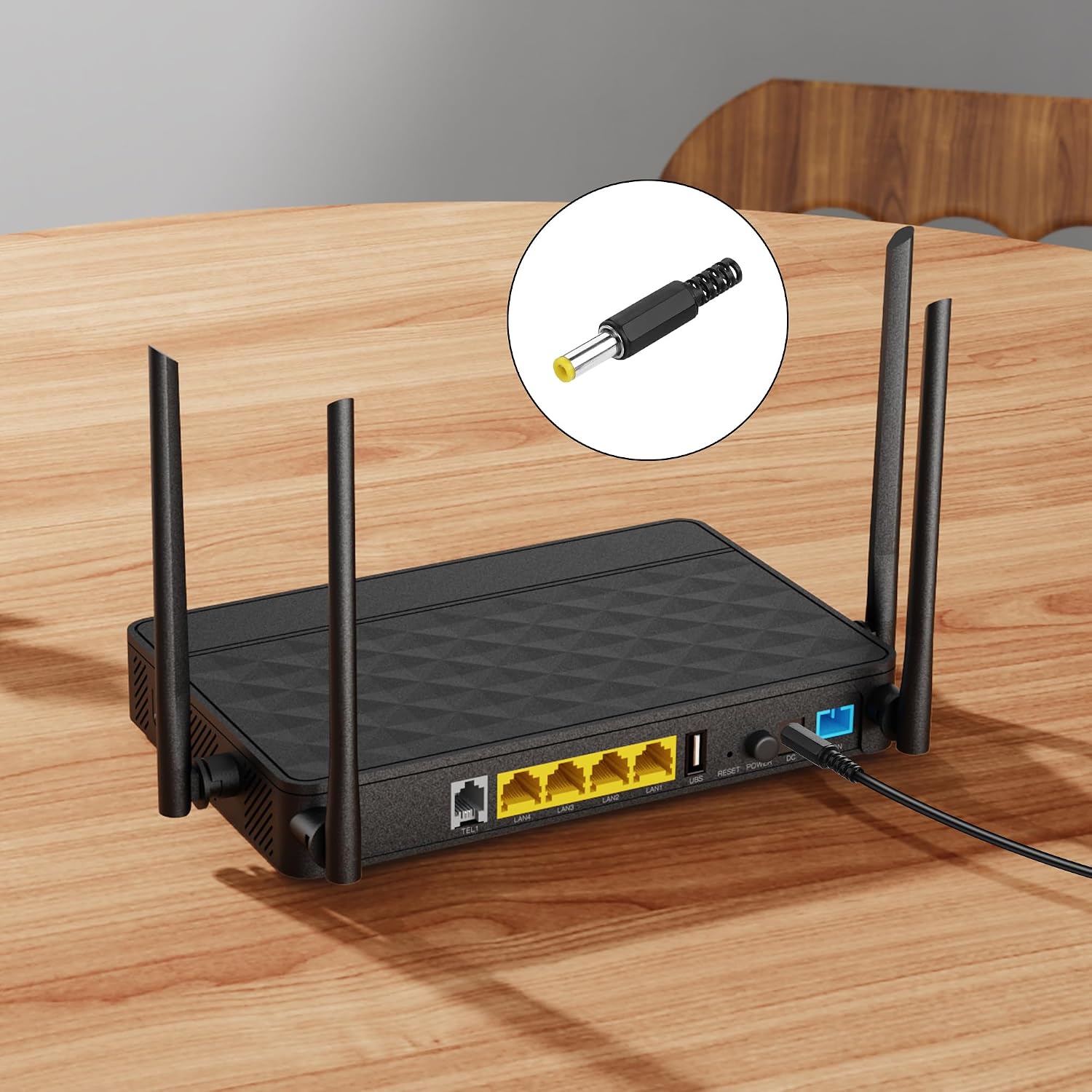 Detalle 1 de PNGKNYOCN DC Netzstecker 5,5 x 2,1 mm 10er Set