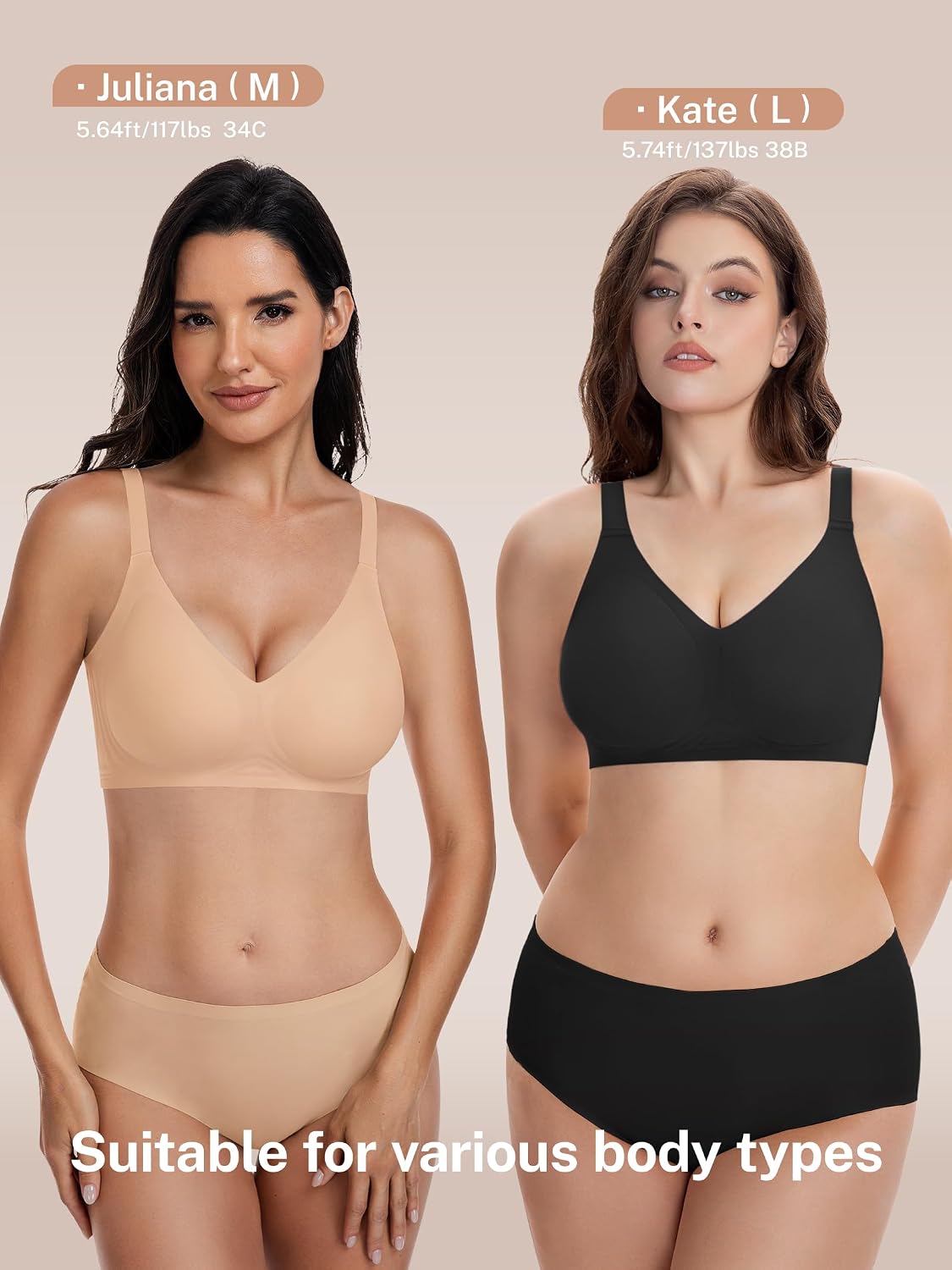 Thumbnail 4 de habibee Jelly Bra for Women – Seamless, Wireless, Full Coverage Comfort