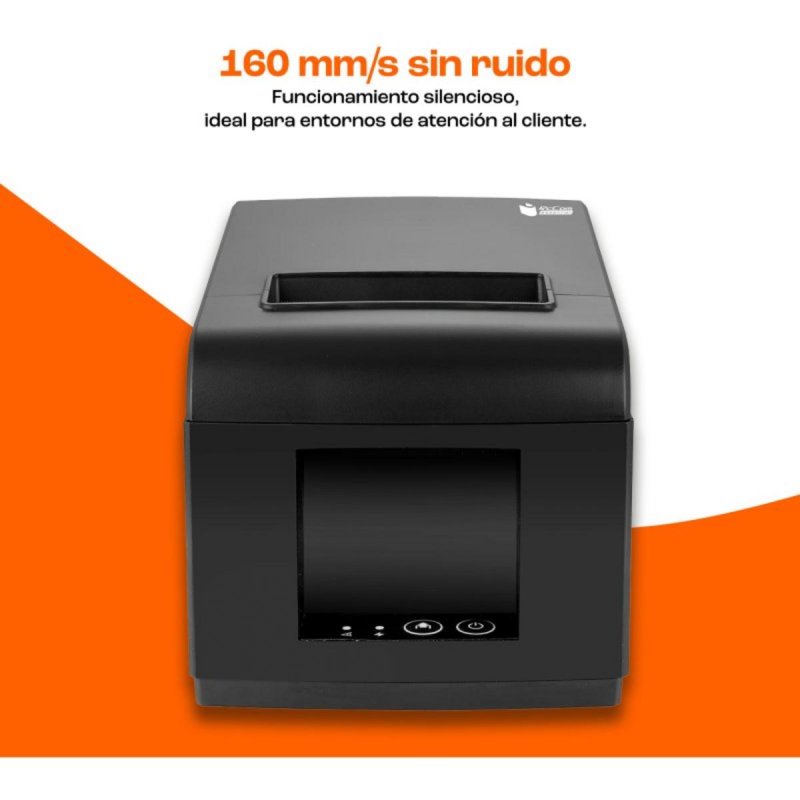 Thumbnail 3 de PcCom Essential Impresora de Tickets Térmica 80 mm USB + LAN Negra 🖨