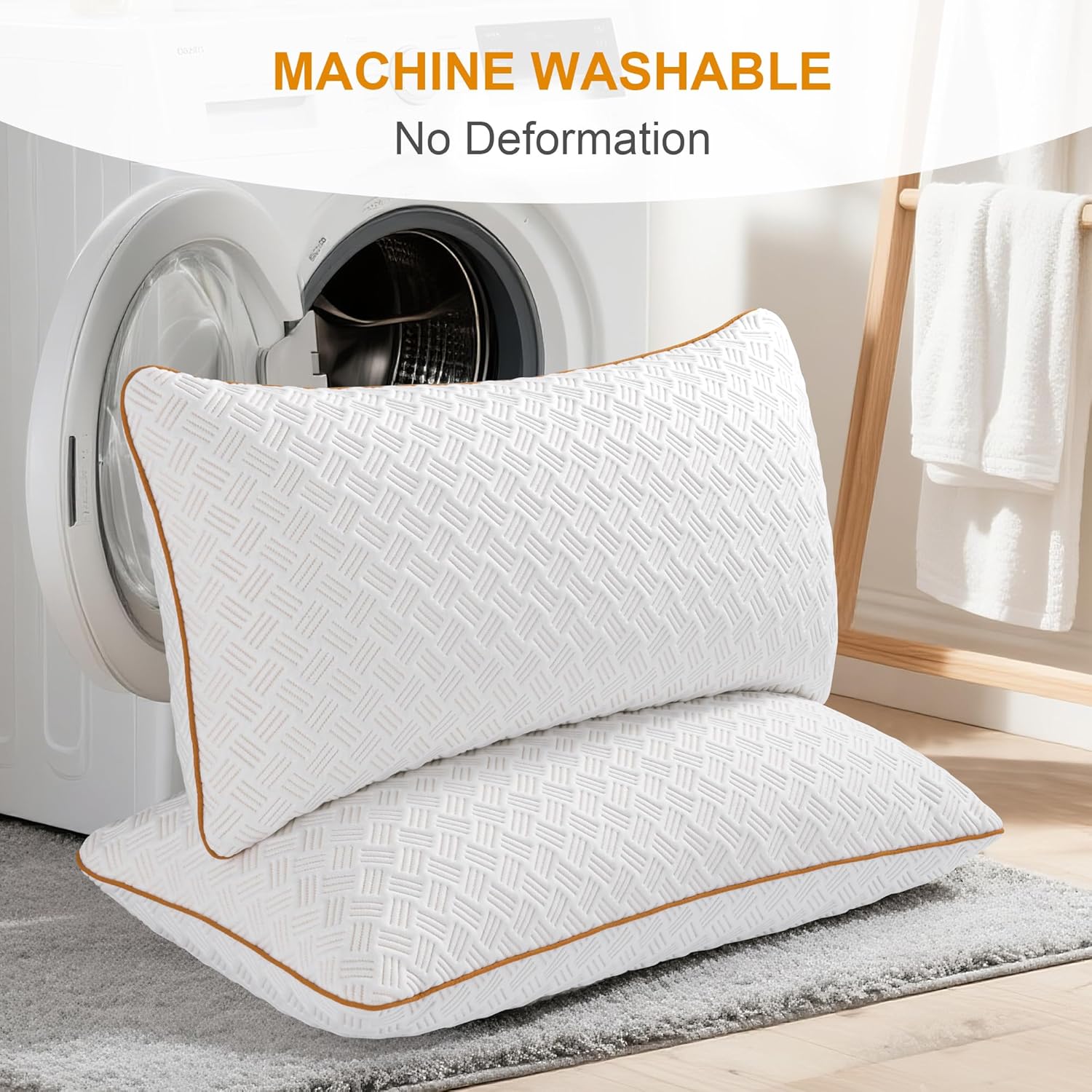 Thumbnail 4 de Twirest Shredded Memory Foam Pillow 48×74 cm