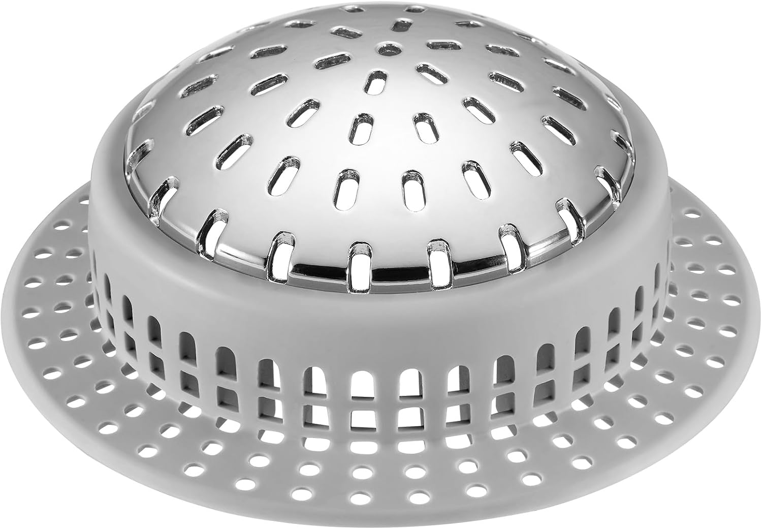 Detalle de Aluvor Bathtub Drain Hair Catcher with Silicone Ring