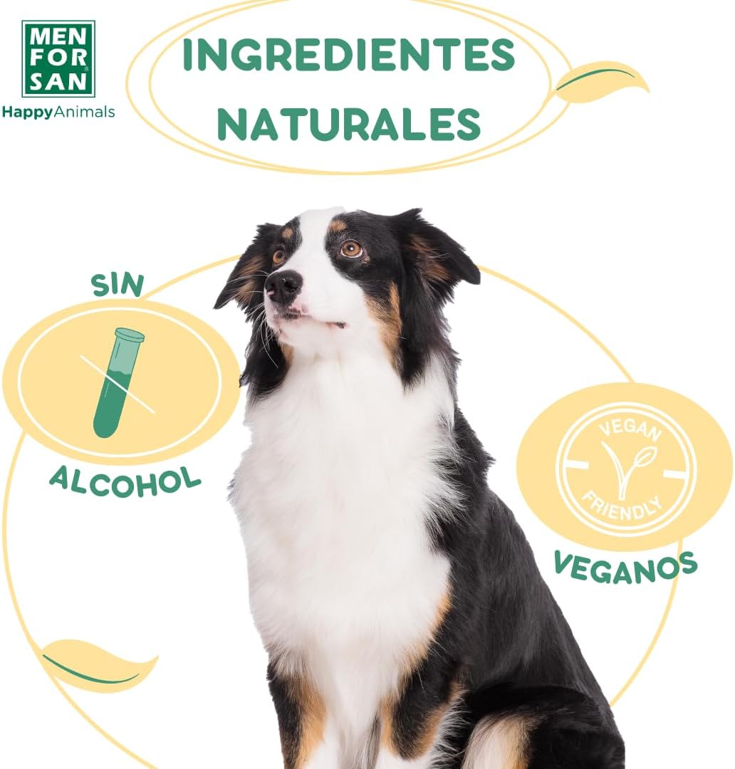 Detalle 2 de Menforsan Acqua di Colonia per Cani Tropicali 125 Ml – Profumo fruttato senza alcol
