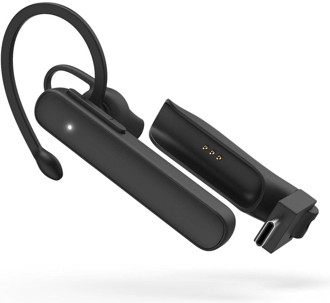 Thumbnail 1 de Hama MyVoice Station Mono Bluetooth Headset with multi-point and USB charging station (Black)