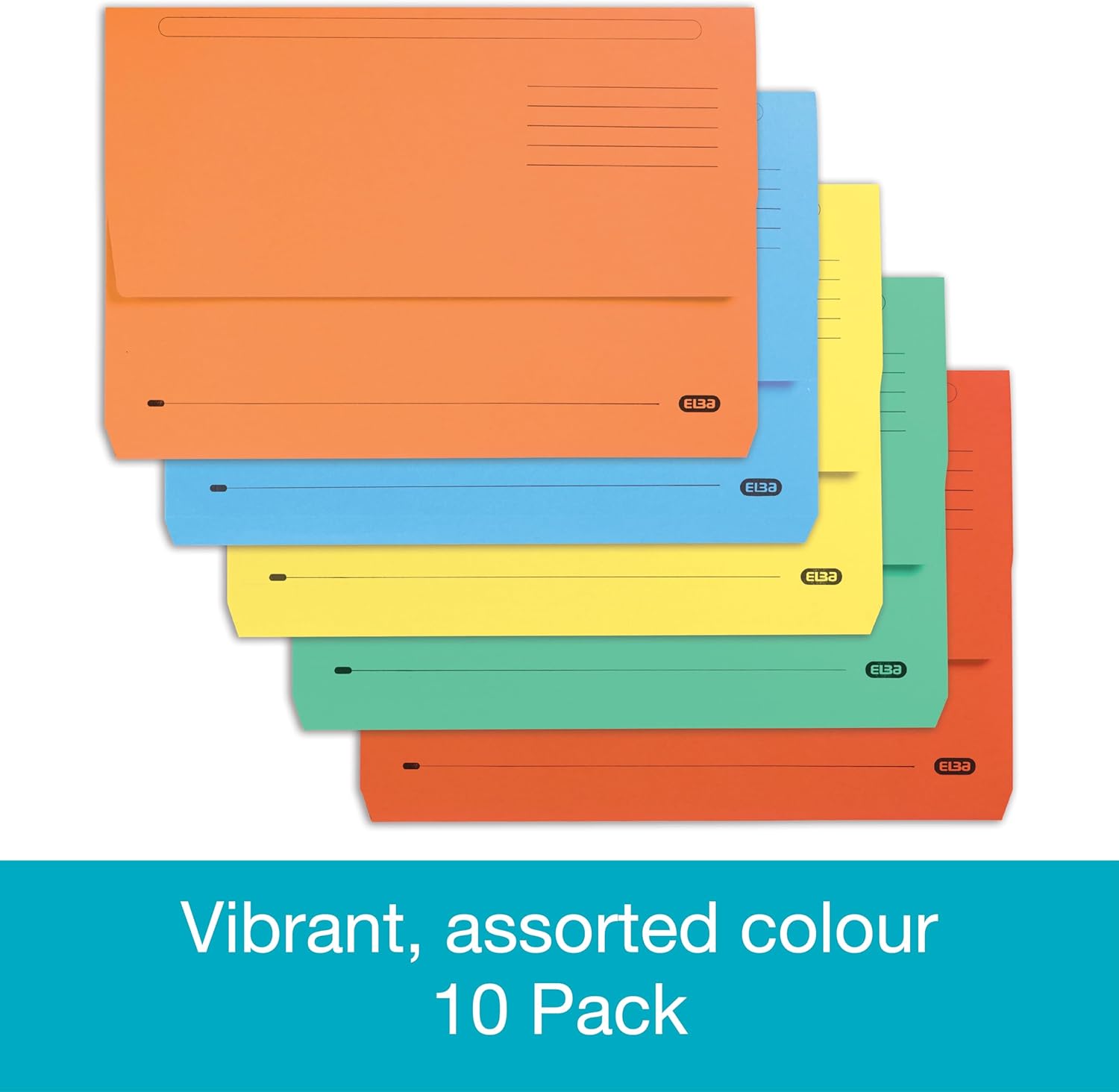 Detalle de Elba Foolscap Document Wallets Pack of 10