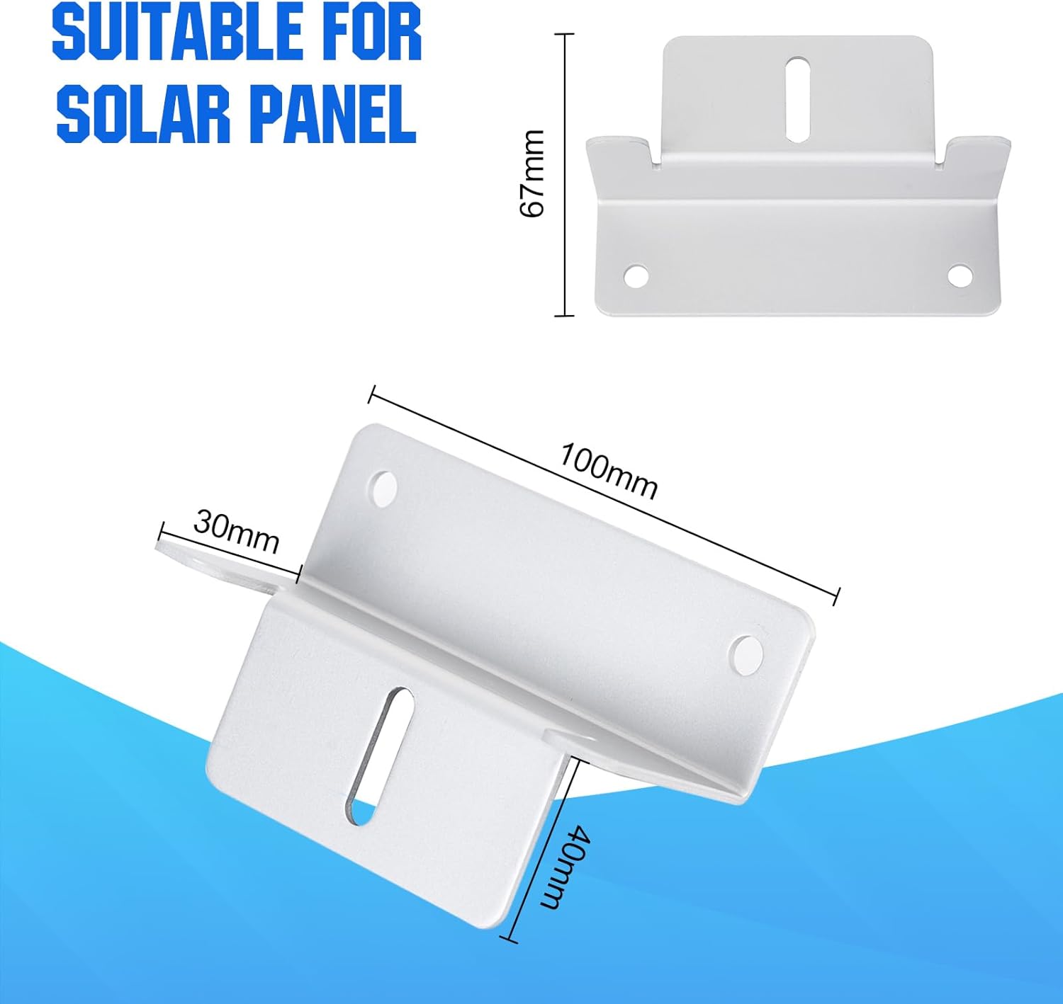 Thumbnail 1 de ECO-WORTHY 16-Unit Solar Mount Brackets ⚡