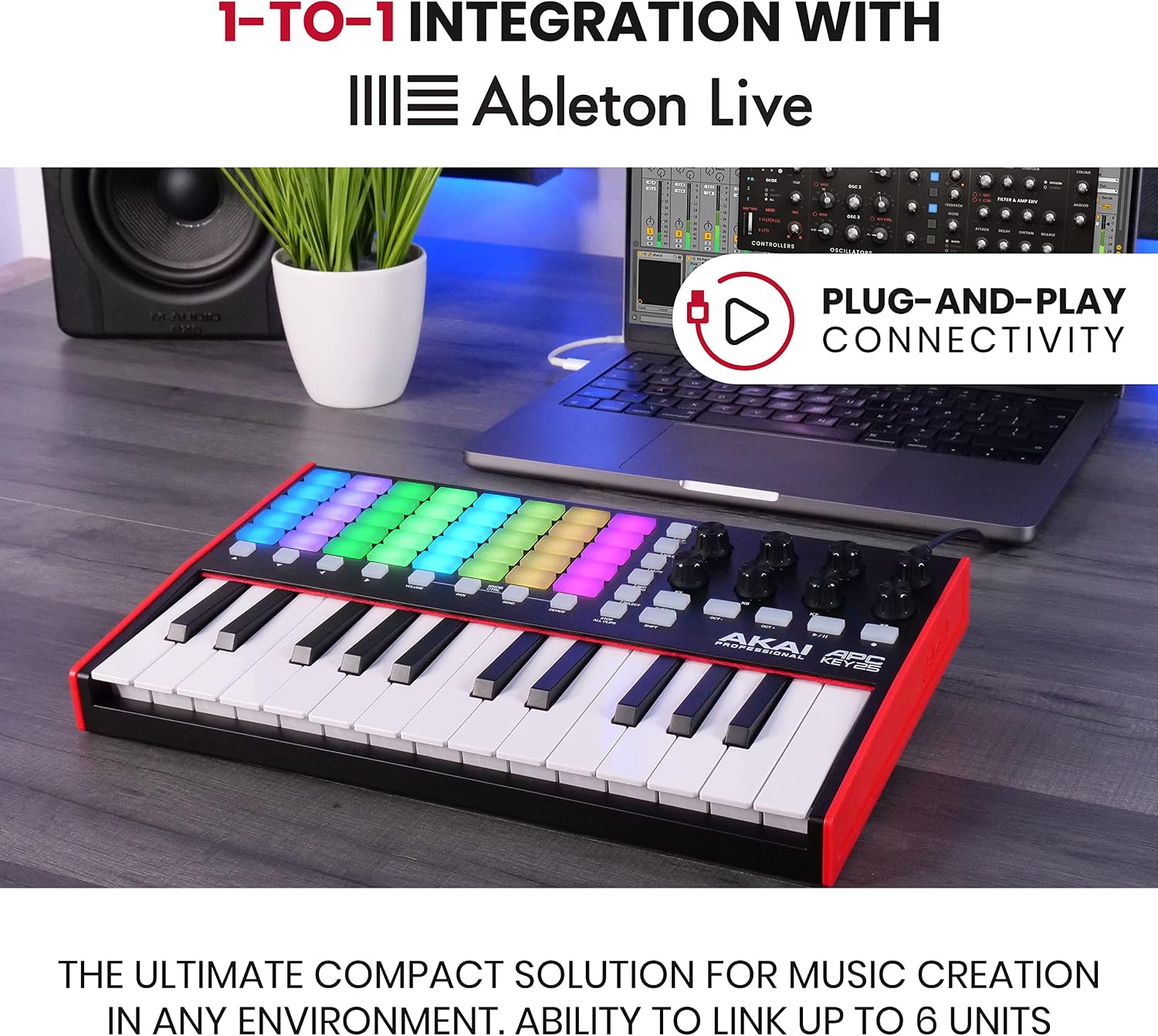 Detalle 2 de Akai Professional MIDI Keyboard Controller, 25 Keys