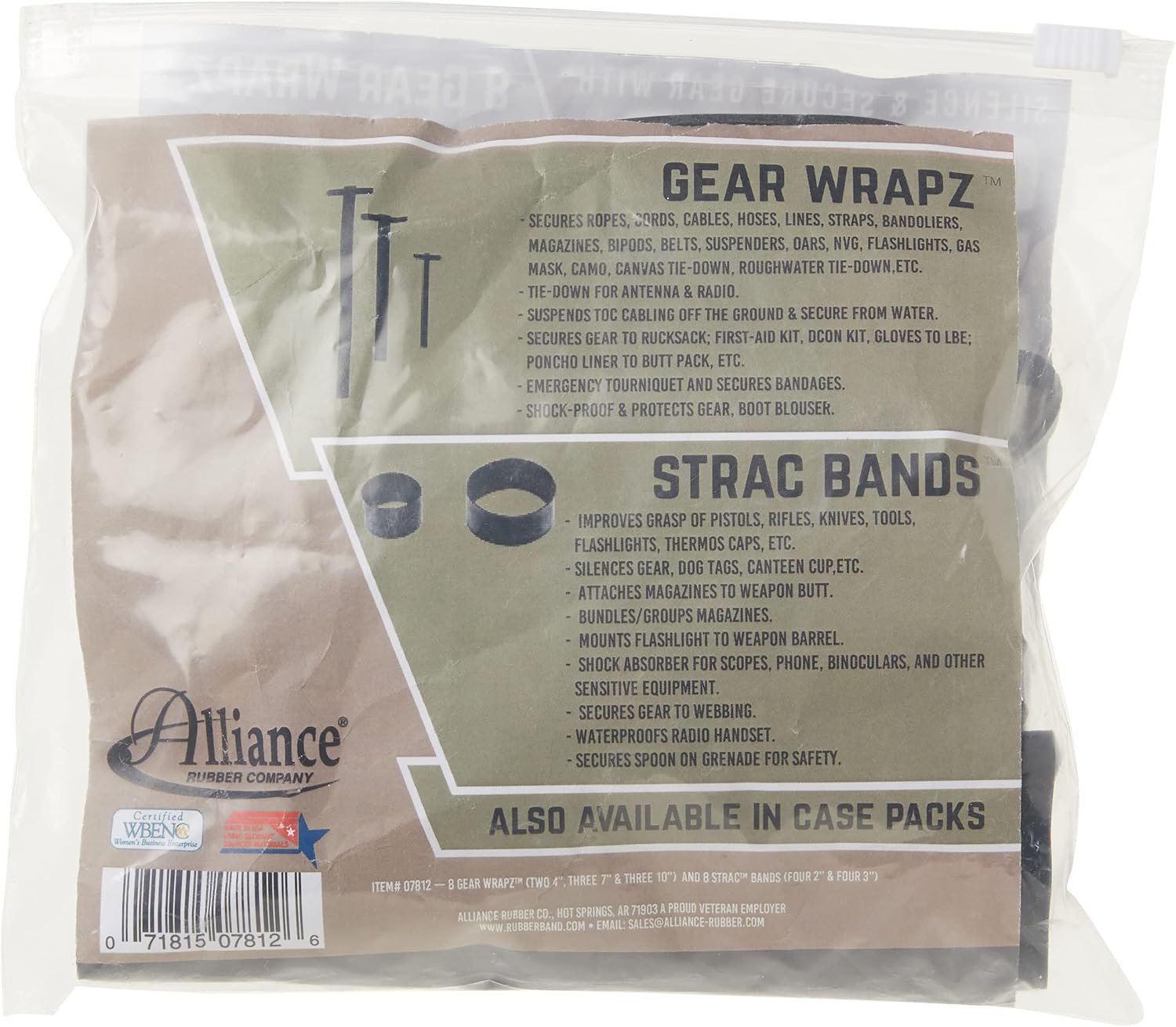Detalle 2 de Alliance Sterling Rubber Band Combo Pack, STRAC