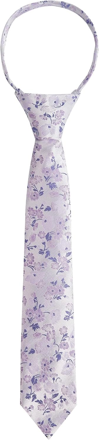 Detalle 1 de Alizeal boys floral pre tied tie 7cm