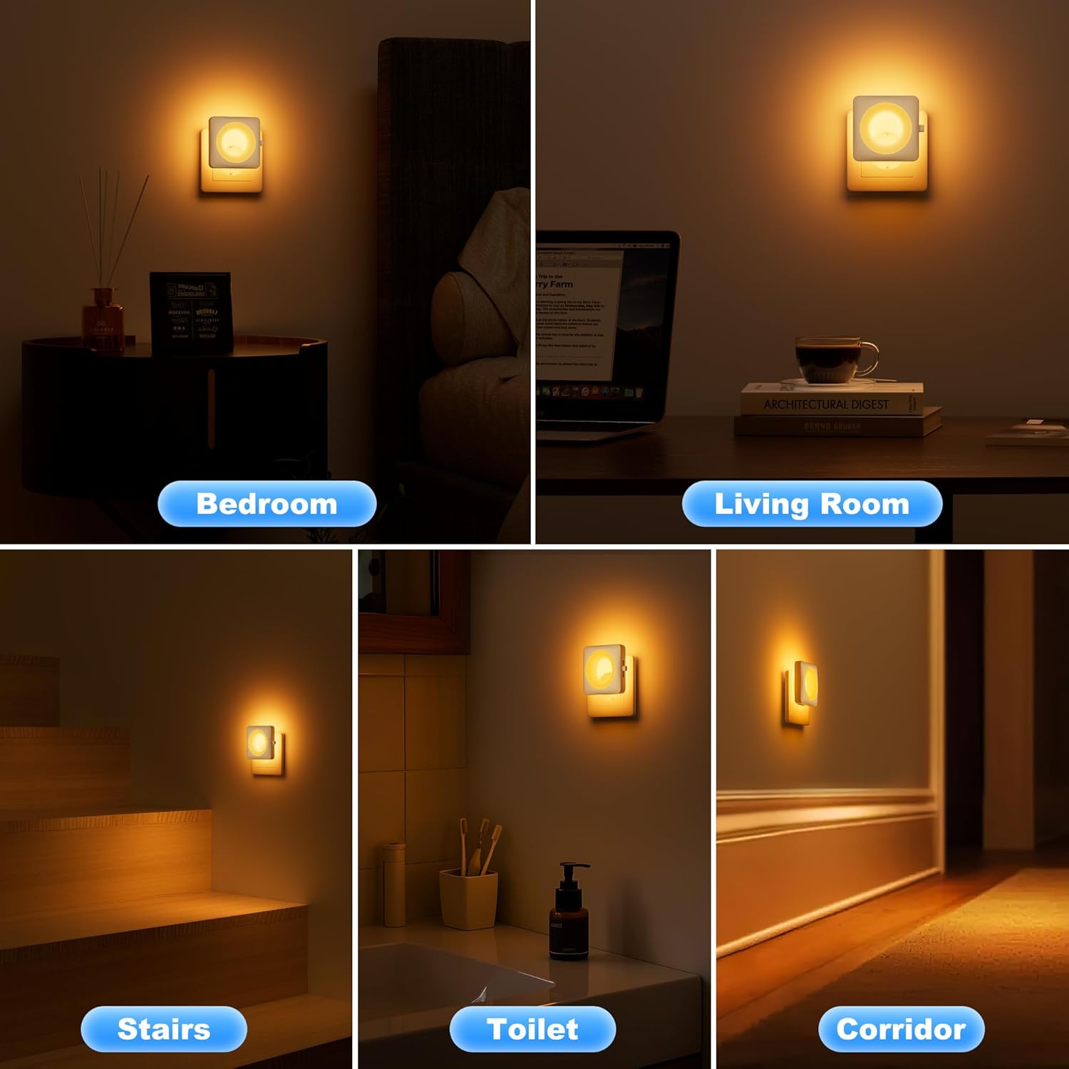 Thumbnail 6 de Luz Nocturna Infantil 1800K Ámbar con Sensor y LED 🌙
