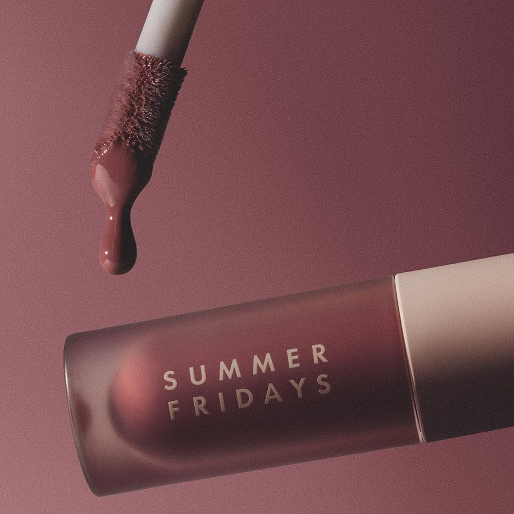 Thumbnail 4 de Summer Fridays Dream Lip Oil - Hydrating Tinted Lip Gloss Oil in Soft Mauve