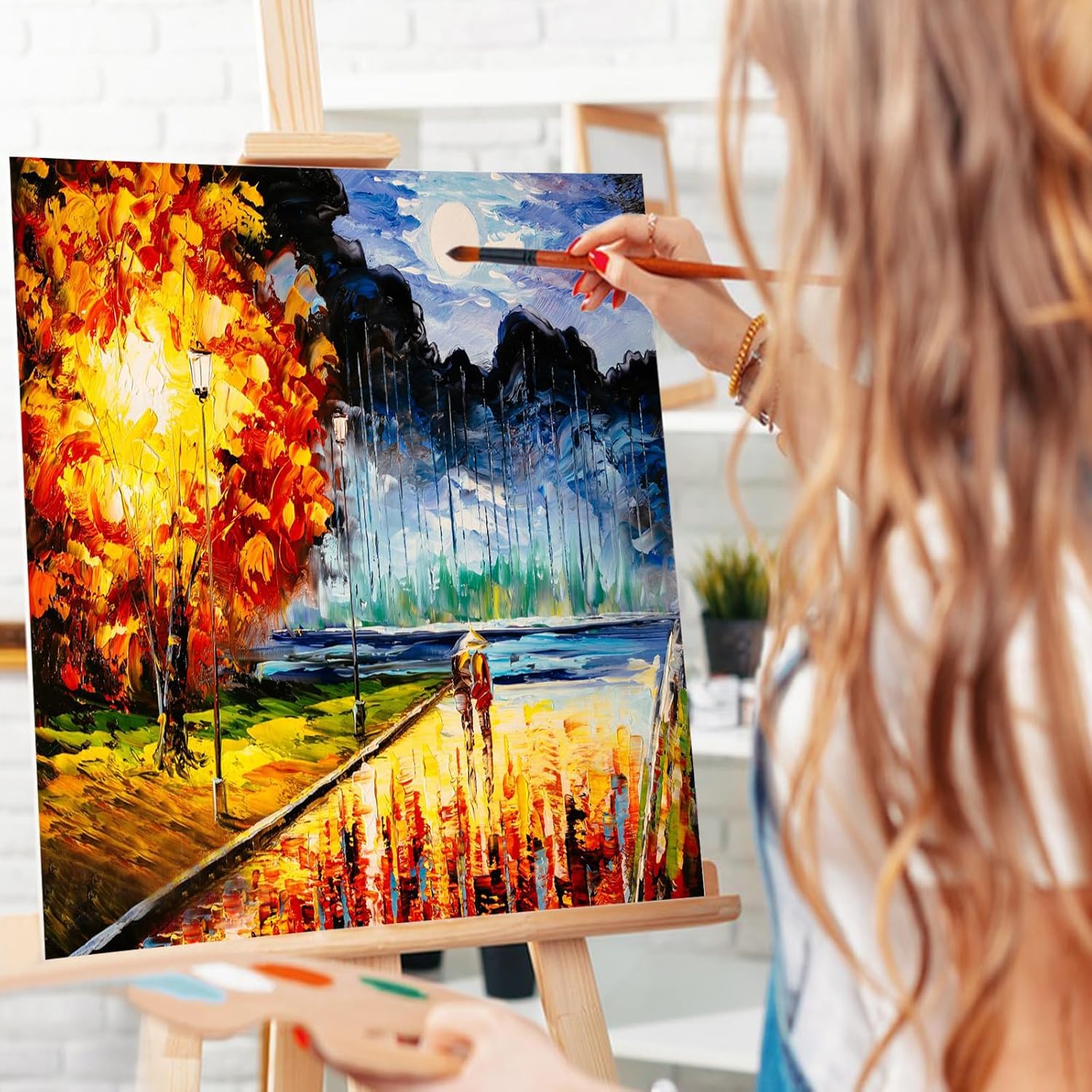 Thumbnail 6 de Koncci Canvas for Painting set of 10 cotton blank panels (20x20cm, 20x25cm, A4)