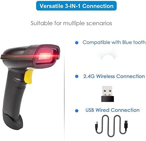 Thumbnail 4 de NETUM NT-1228BL 2D Barcode Scanner with Bluetooth, 2.4G Wireless and USB