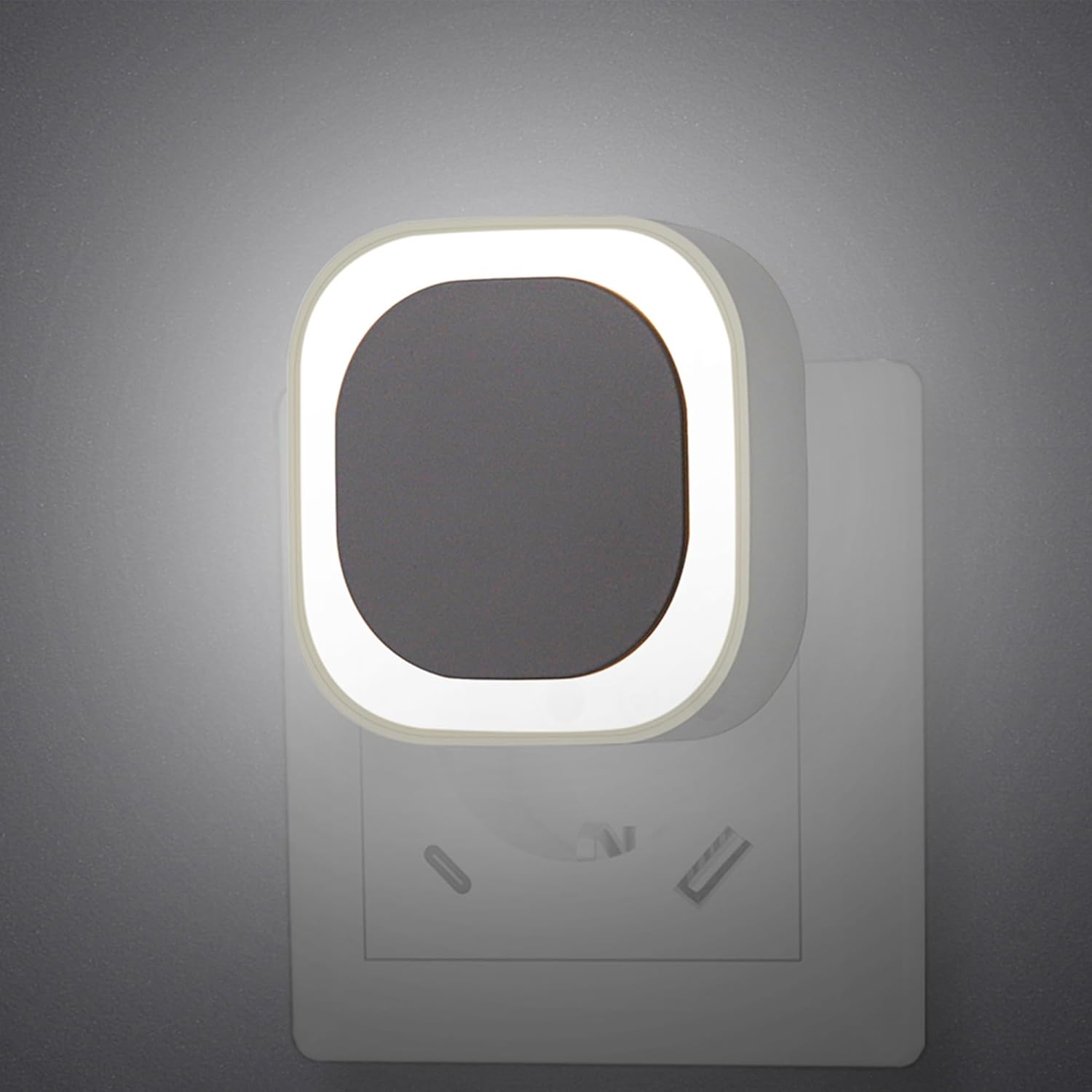 Thumbnail 3 de YUNLEX 2er Set Nachtlicht-Steckdose mit Dämmerungssensor, dimmbar – warmes Bernsteinlicht fürs Kinderzimmer