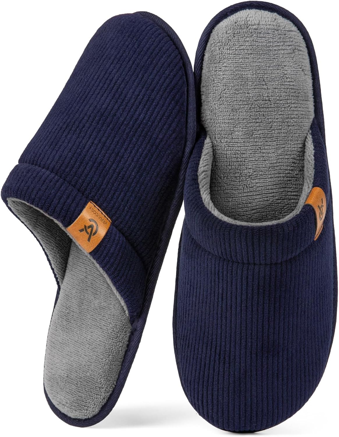 Detalle de VeraCosy chaussons respirants homme mémoire foam