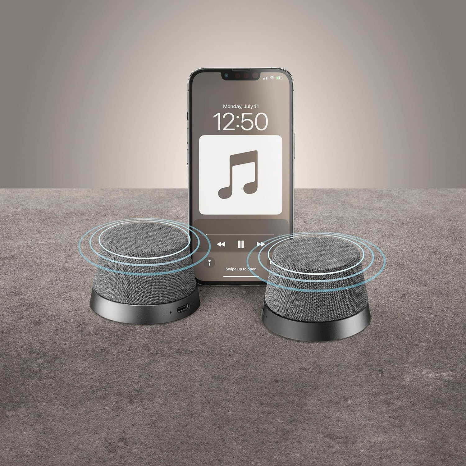 Thumbnail 2 de Cellularline Bluetooth MAG Lautsprecher (Schwarz) – magnetischer Mini-Box für Smartphone-Audio