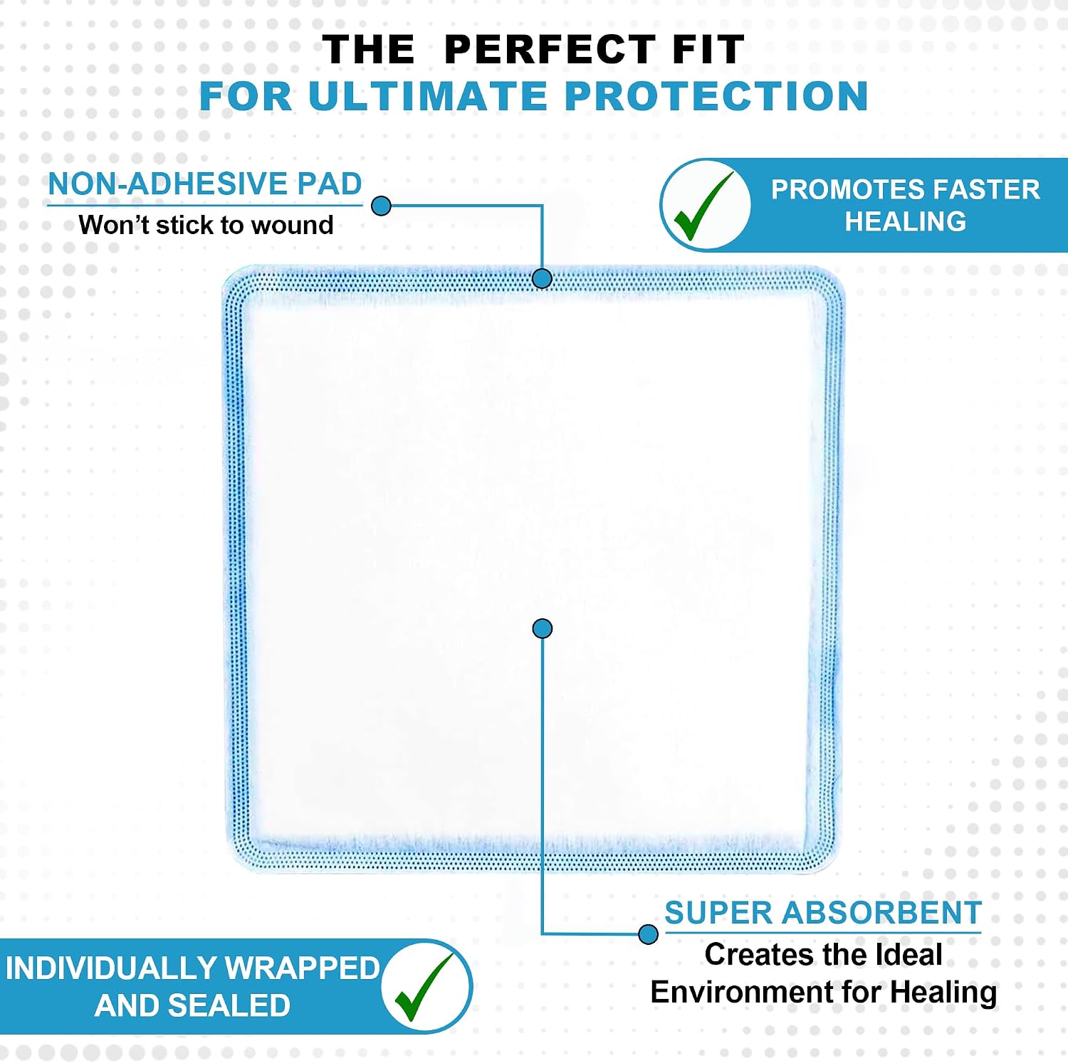 Detalle 1 de MedVance Wound Dressing, 8" x 8