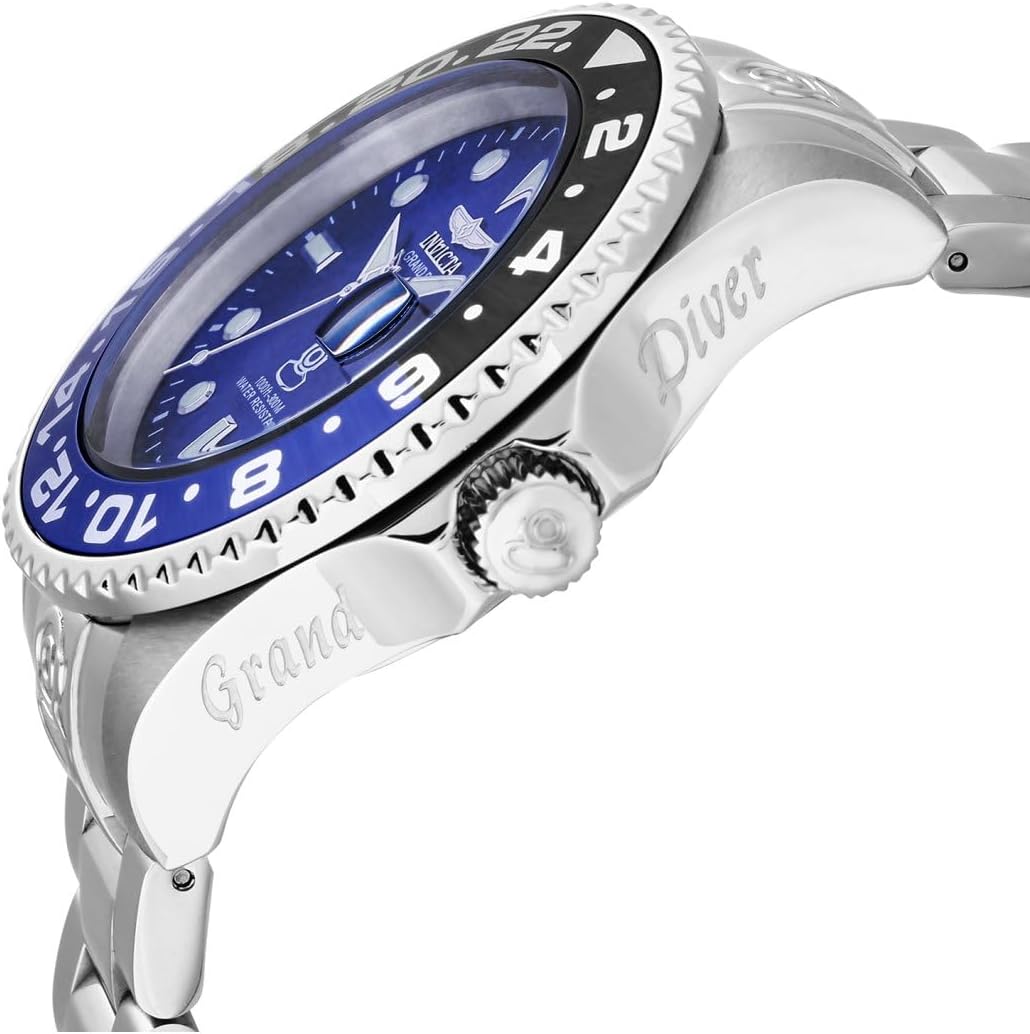 Thumbnail 6 de Invicta Pro Diver 21865 : montre homme à mouvement automatique en acier inoxydable, cadran bleu (47 mm)