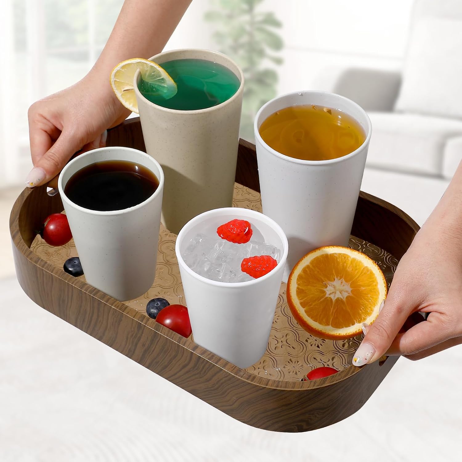 Thumbnail 6 de HEYCOME Wheat Straw Cups, 20 oz