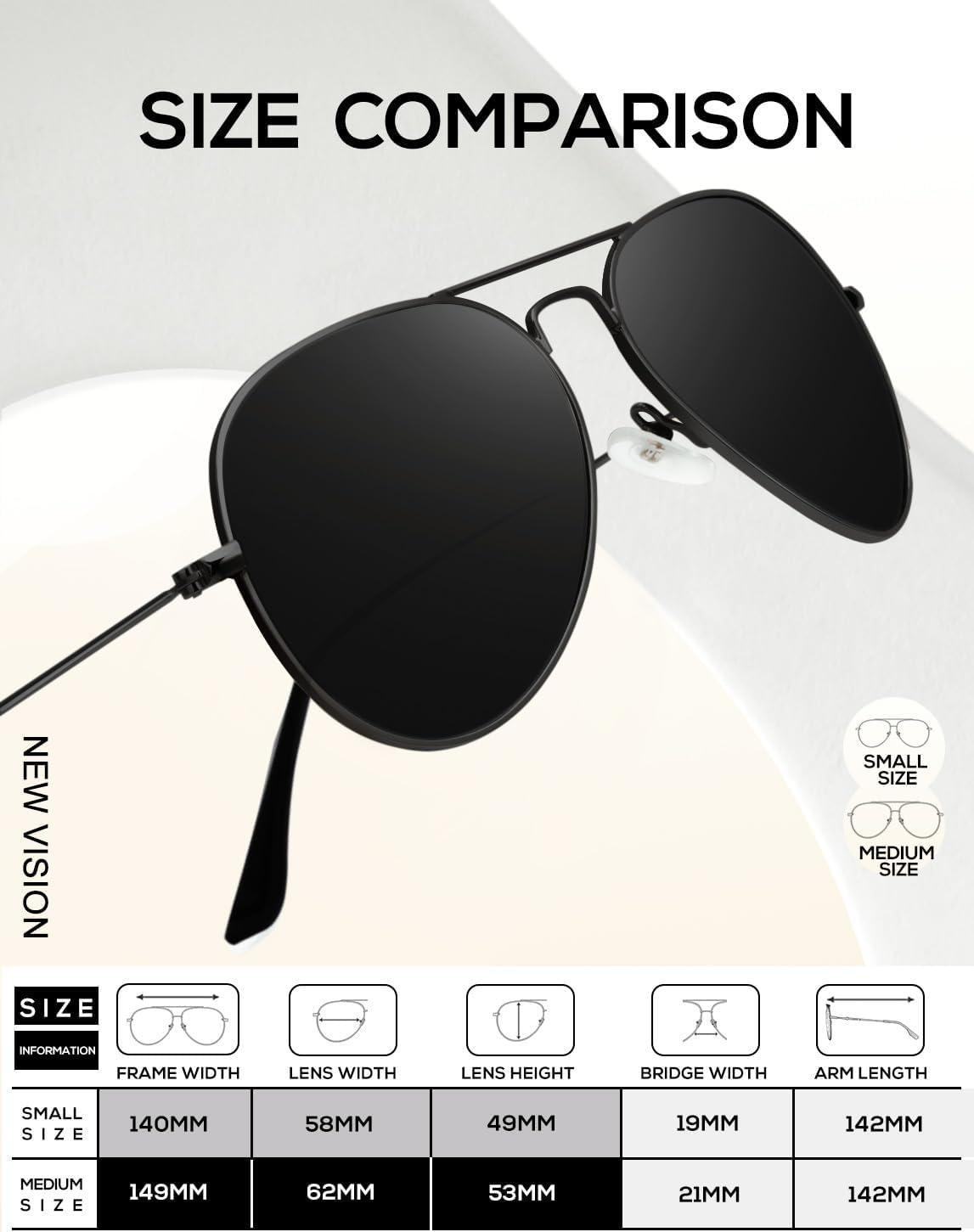 Thumbnail 4 de KALIYADI Classic Aviator 3-Pack Sunglasses 🕶