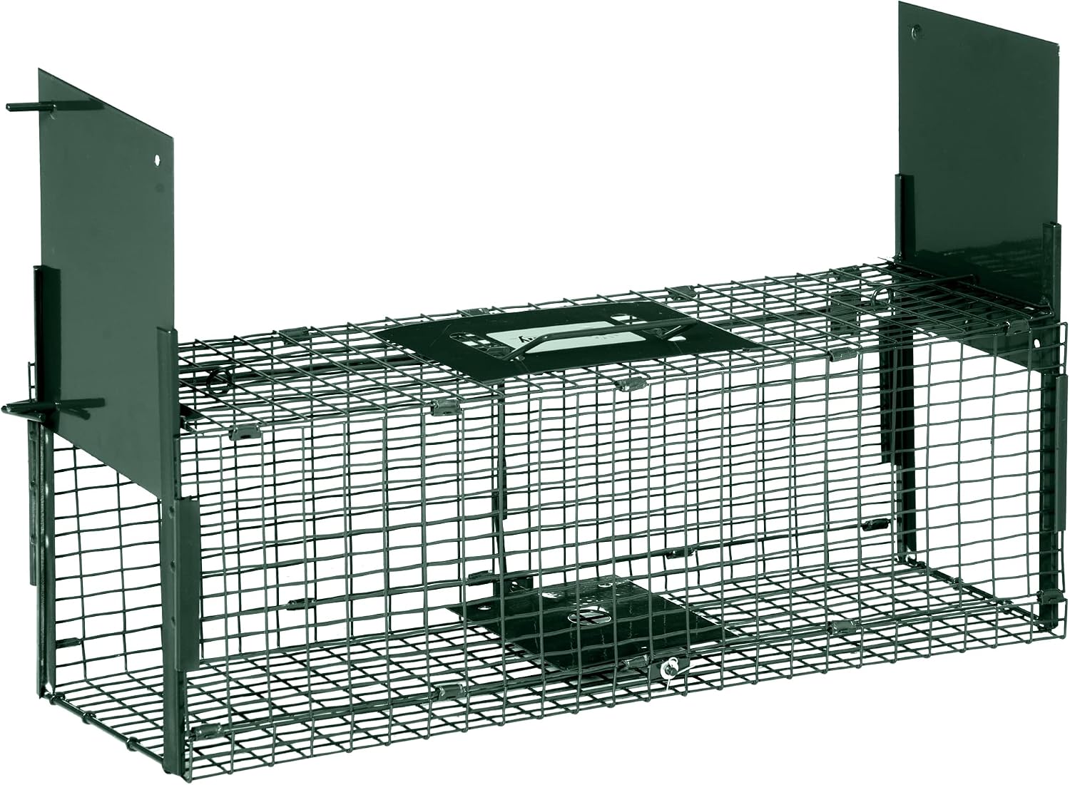 PawHut piège vivant à double entrée 60 x 18 x 20 cm pour martres, rats et souris
