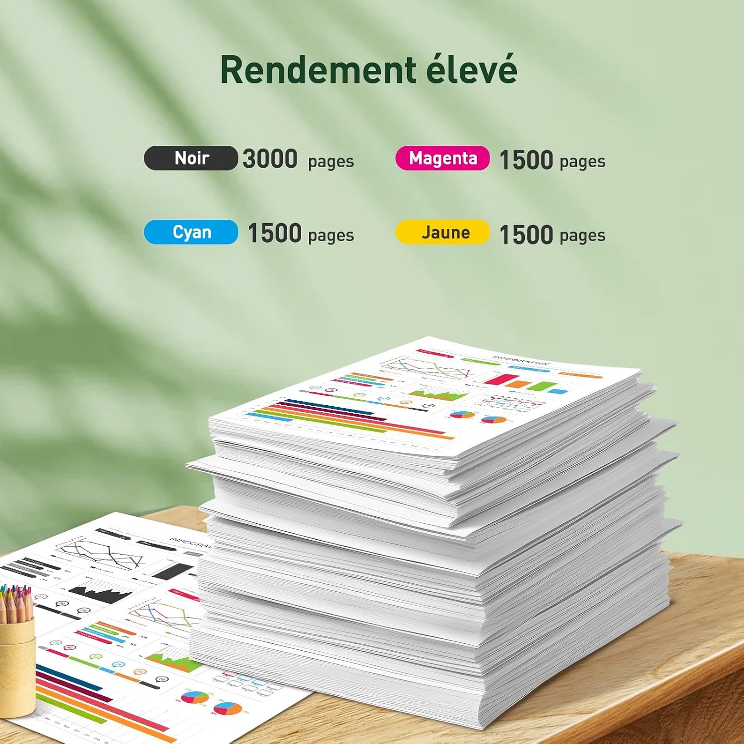 Detalle de KINGJET LC3219XL 5 Pack cartouches 3000 pages