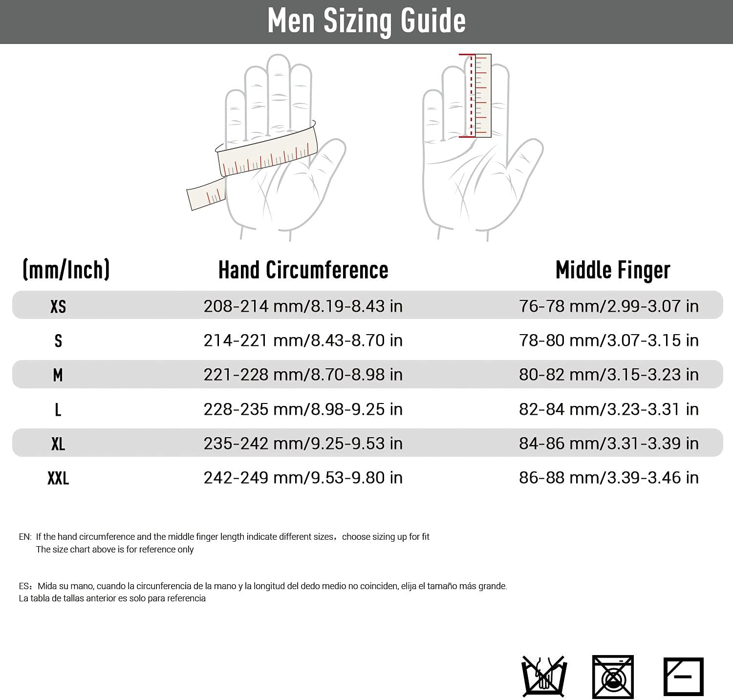 Detalle de Vgo... Work Gloves Men: Touchscreen, Anti-Impact Heavy-Duty Safety Gloves