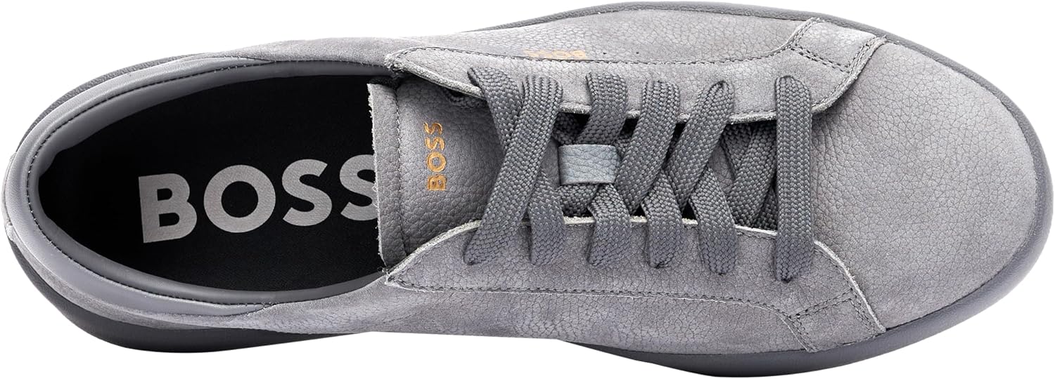 Detalle de BELWAR TENN – Baskets logo Boss, fermeture à lacets