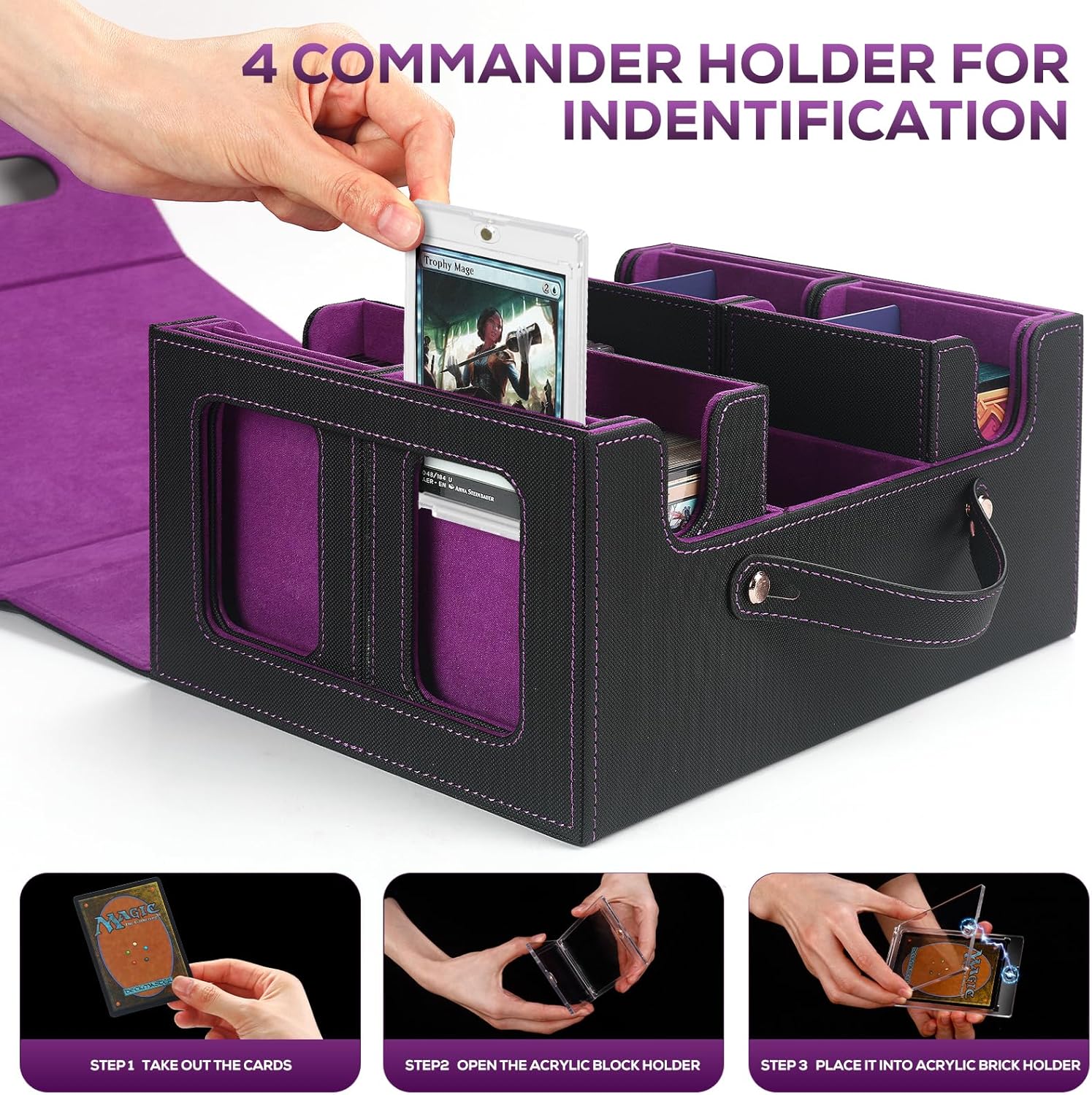 Thumbnail 6 de STTRBOX Trading Card Storage Box 11 x 7.9 🎴