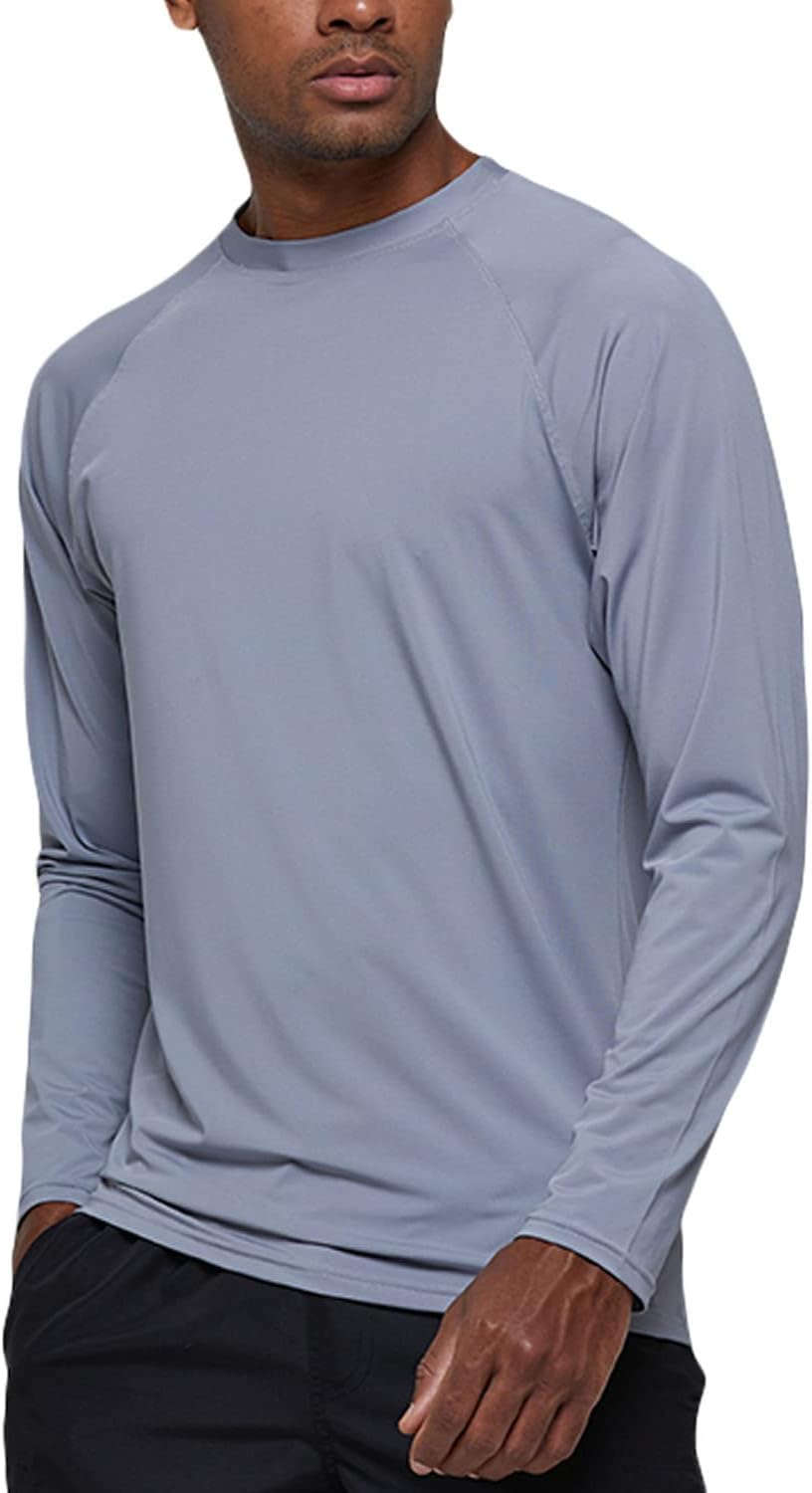 Detalle 2 de Men's Long-Sleeve Swim Shirt, UPF 50+ Quick-Drying and Moisture-Wicking