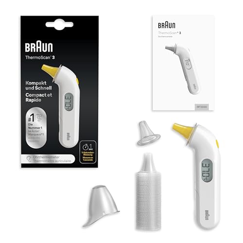 Detalle 2 de Braun ThermoScan 3 IRT3030 — Thermomètre auriculaire rapide pour bébés et nourrissons