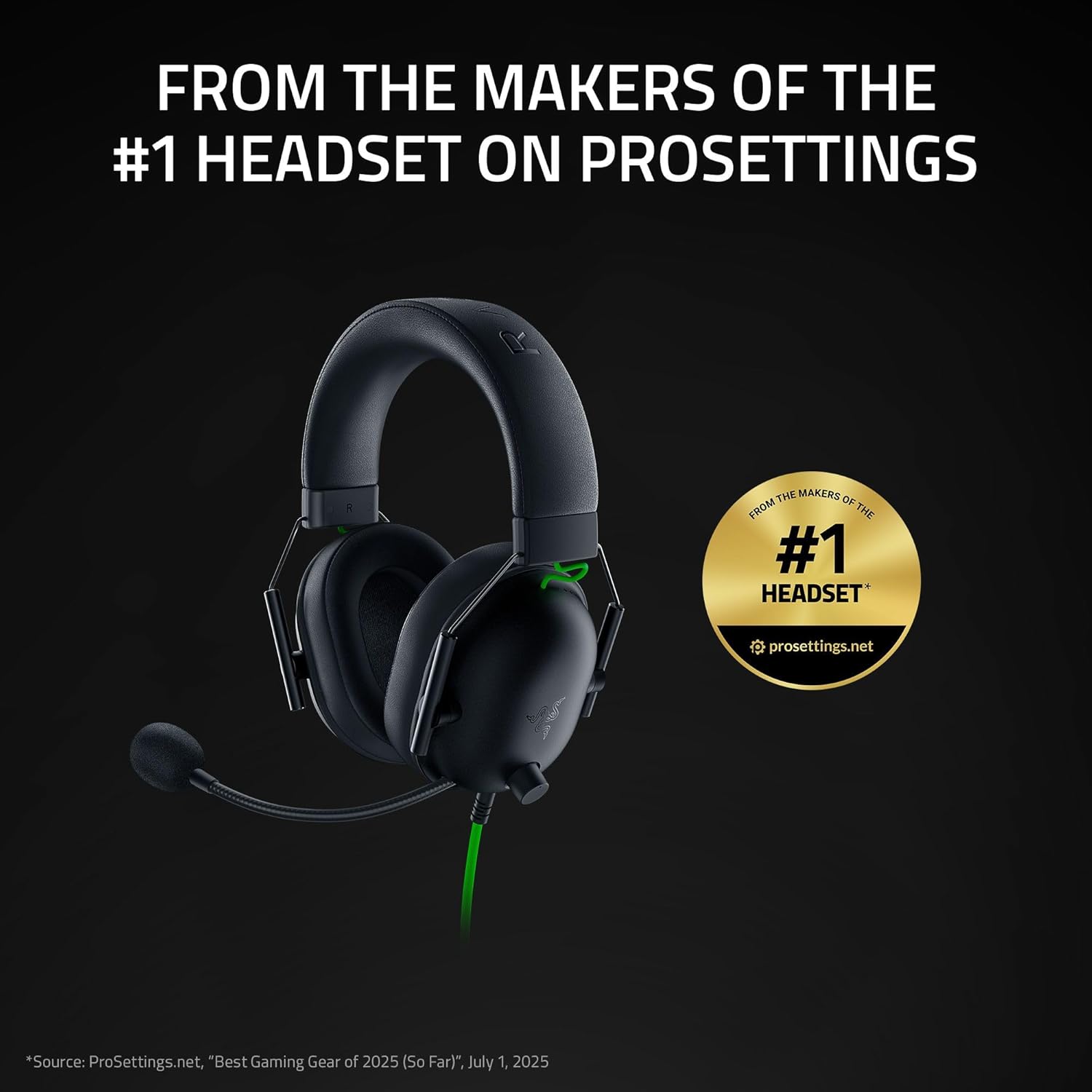 Thumbnail 1 de Razer BlackShark V2 X Gaming Headset (7.1 Surround Sound, 50mm Drivers, 3.5mm) for PC, PS4, PS5, Switch