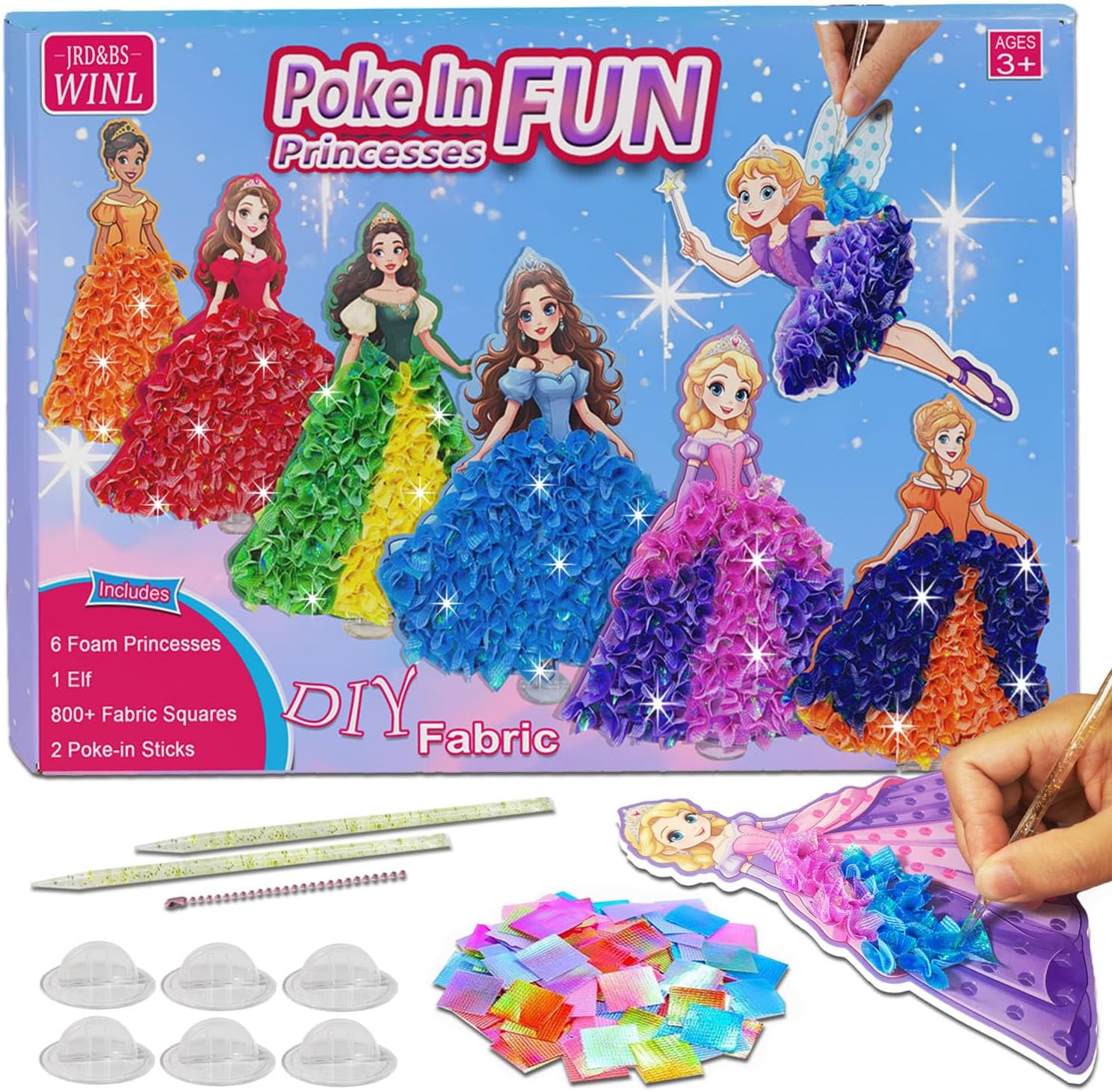 Detalle de JRD&BS WINL Poke-in Art Kit 800 pieces