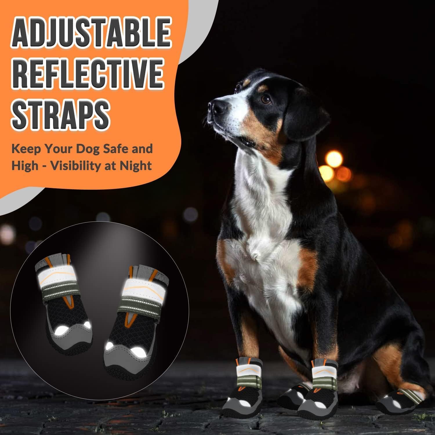 Thumbnail 5 de Eyein Dog Boots Paw Protector 2pc