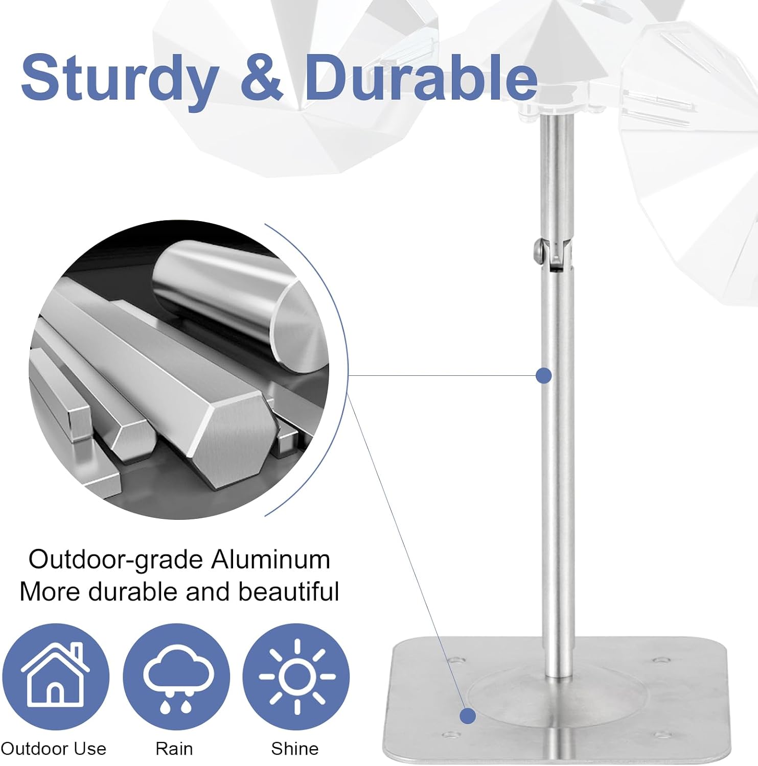 Detalle de OFFO HC-BS-709-005 Reflective Bird Deterrent with Double-Sided Blades