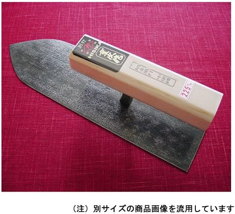 Detalle 2 de 梶原鏝製作所 ヒシカ重次作 地金鏝 中塗鏝 3.2mm厚210mm