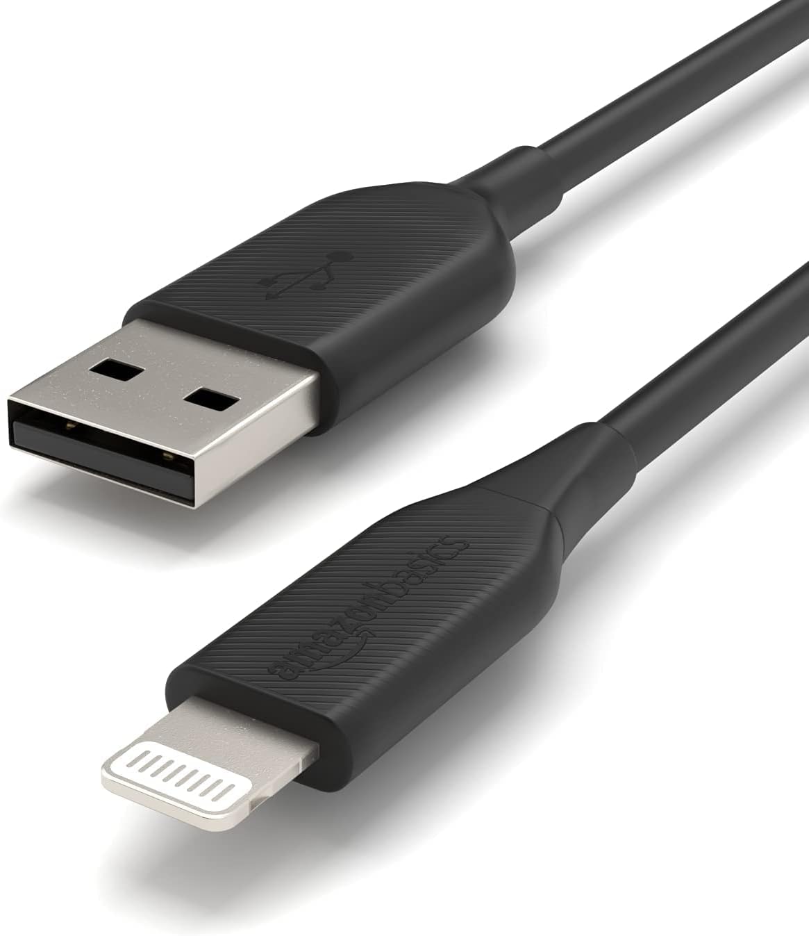 Detalle de Amazon Basics Lightning to USB-A Cable (MFi Certified) for iPhone & iPad, 0.9 m, Black