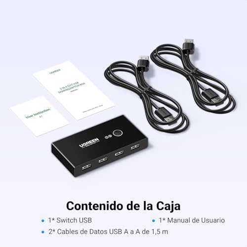 Thumbnail 8 de UGREEN Switch USB 2.0 4 ports ⚡